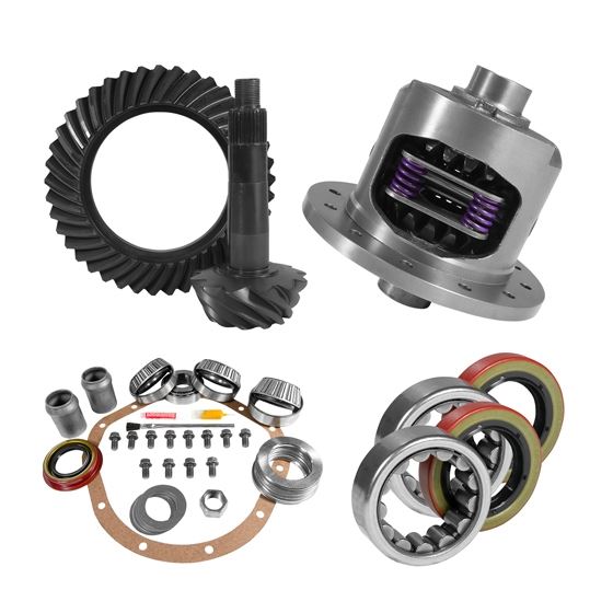 8.875" GM 12T 3.42 Rear Ring and Pinion Install Kit 30spl Posi Axle Bearings 1