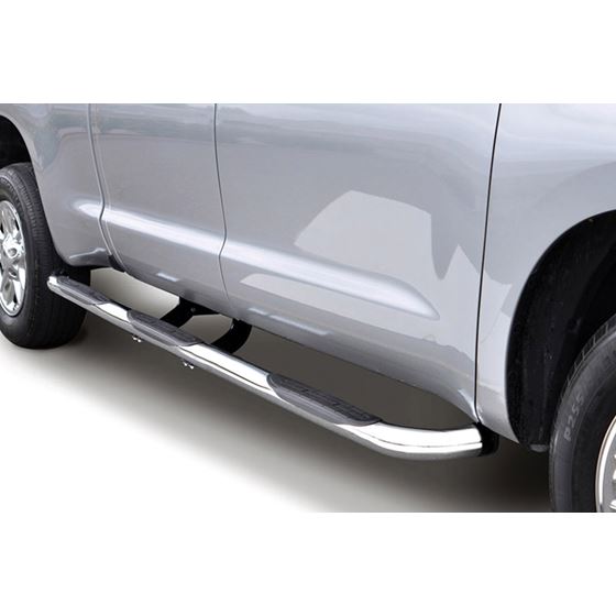 6000 Series Side Steps W/Mounting Brackets Kit - One-Piece- Crew Cab - Short Bed (61091PS) 1