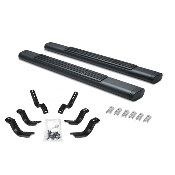 Go Rhino 6&quot; OE Xtreme Textured Black SideSteps Kit - 52&quot; Long bars + Brackets