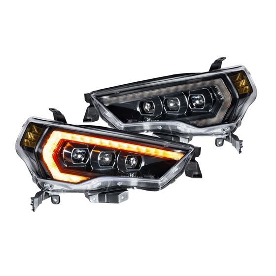 XB LED Headlights: Toyota 4Runner (14-23) (Pair / ASM / Amber DRL) (Gen 2) (LF531.2-A-ASM) 1