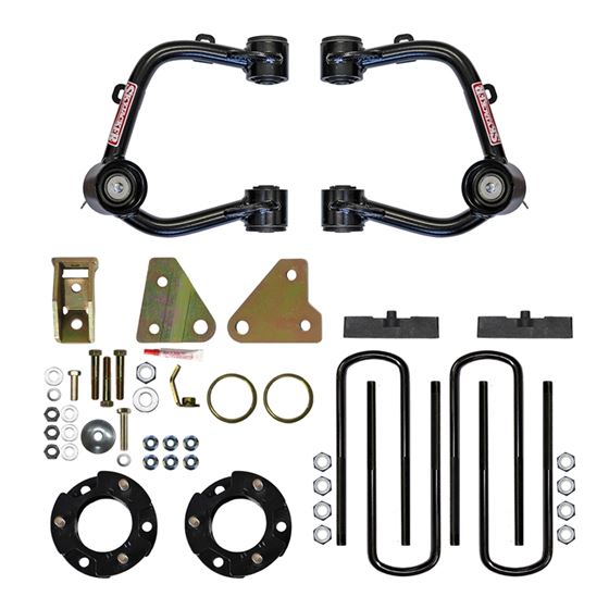 3.5 Inch Control Arm and Strut Spacer Lift Kit with Rear Blocks And U-bolts 19-20 Ford Ranger 1