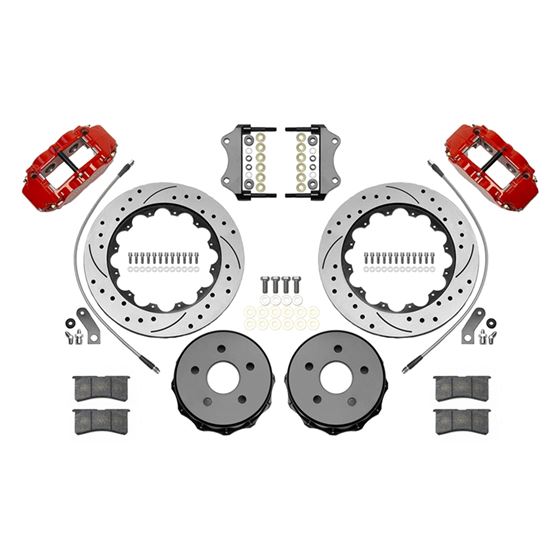 Forged Narrow Superlite 4R Big Brake Rear Brake Kit For OE Parking Brake 1