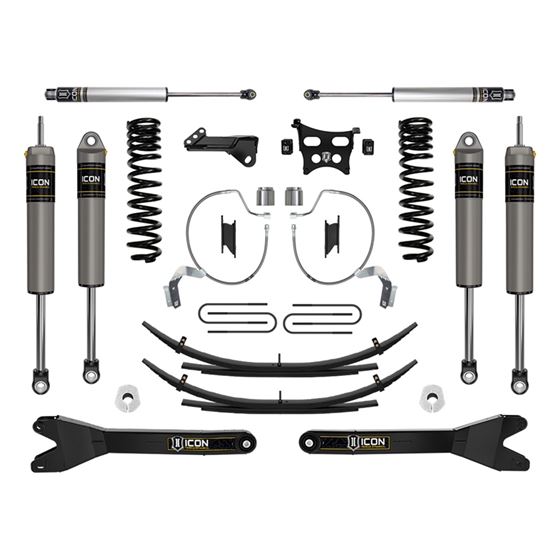 23-24 Ford F250/F350 4.5" Stage 3 Susp Sys Diesel W/ Radius Arms/Expansion Packs (K64543RL) 1