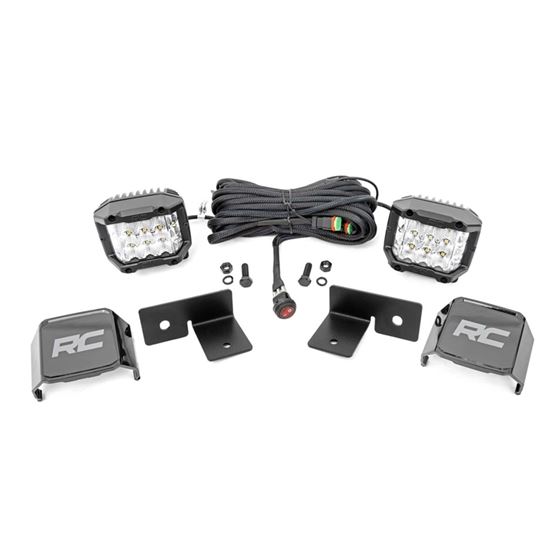 Polaris General 3 Inch Cube Under Bed Wide Angle Combo LED Kit 1