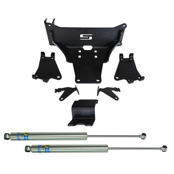 Dual Steering Stabilizer Kit-w/ Bilstein Shocks-23 F250/350 4WD-No Lift Req (92752) 1