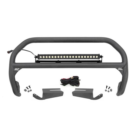 Nudge Bar - 20 Inch Black Single Row LED - OE Modular Steel - Ford Bronco (21-23) (51101) 1