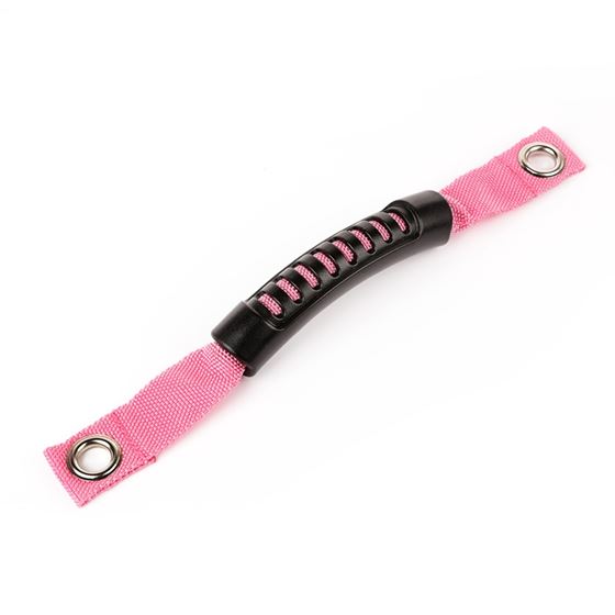 Grab Handle A-Pillar Mounted Pink; 07-18 Jeep Wrangler JK