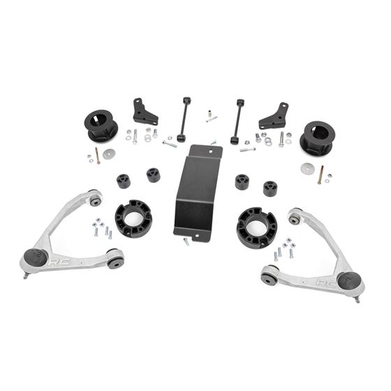 3.5 Inch Lift Kit Forged UCA Chevy Avalanche 1500 2WD/4WD (2007-2013) (20601) 1