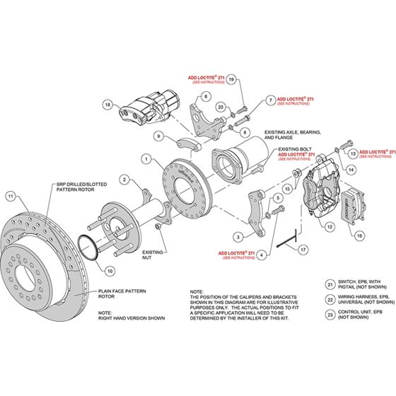 Forged Dynalite Rear Electronic Parking Brake Kit 3