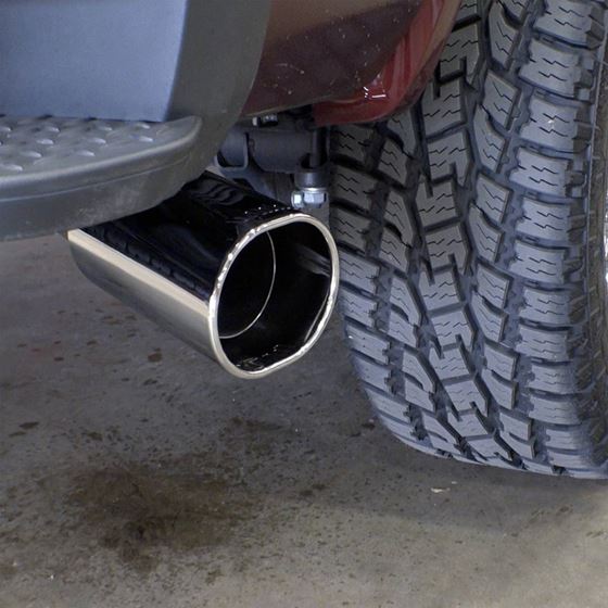 Monster Exhaust System 5-inch Single Exit Chrome Tip 20-23 Chevy/GMC 2500/3500 Duramax 6.6L L5P (489