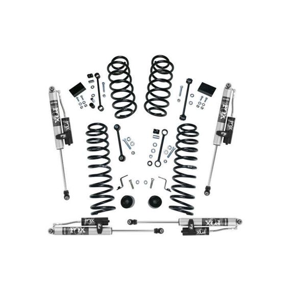 2.5" Dual Rate Coil Lift Kit w/ Fox 2.0 Res Shocks - 18-22 Wrangler JL 4WD - 2Dr 1
