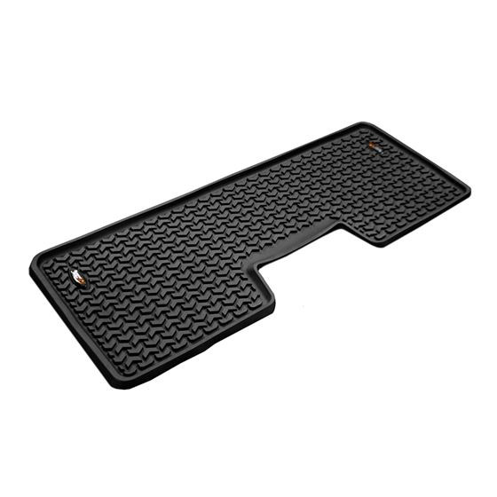 Floor Liners Rear Black; 09-14 Ford F-150 SuperCrew