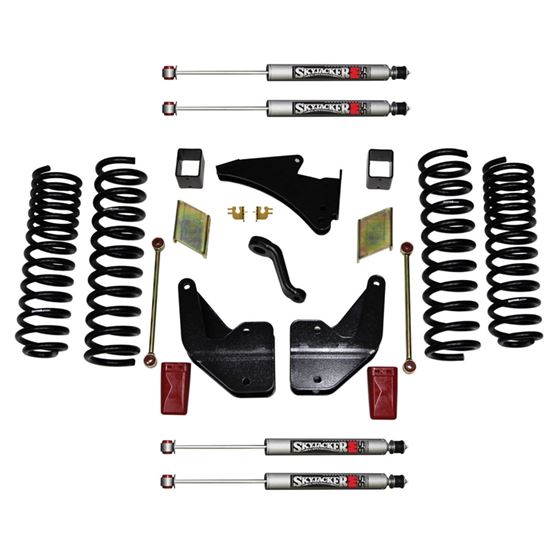 Suspension Lift Kit wShock M95 Performance Shocks 4 Inch Lift 1419 Ram 2500 Incl Front And Rear Coil