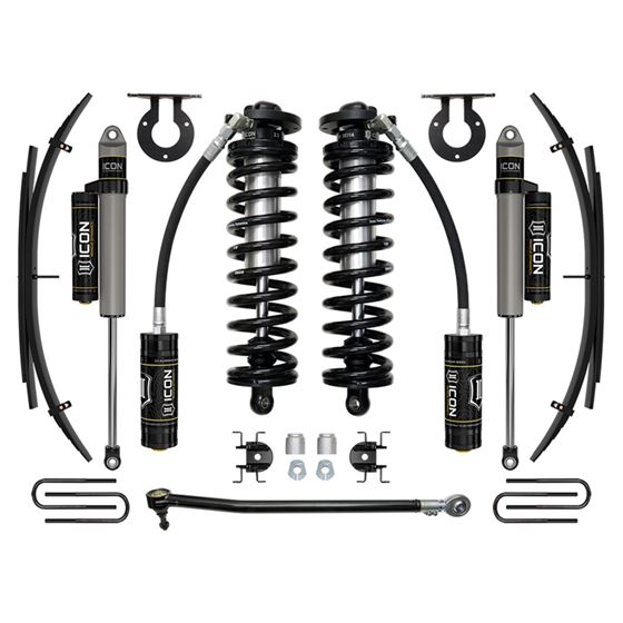 17-23 Ford F250/F350 2.5-3" Lift Stage 3 Coilover System w/ Leaf Springs (K63143L) 1