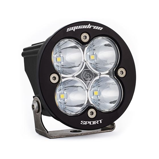 LED Light Pod Clear Lens Spot Pattern Each Squadron R Sport 1