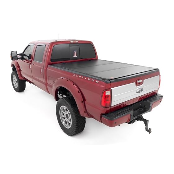 Hard Tri-Fold Flip Up Bed Cover 6'10" Bed Ford F-250/F-350 Super Duty (99-16) (49214651) 3