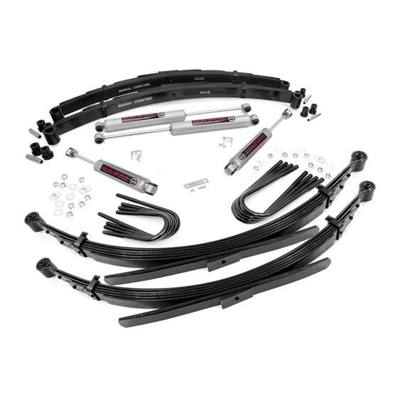 2 Inch Lift Kit 52 Inch RR Springs GMC Half-Ton Suburban/Jimmy 4WD (88-91) (235-88-9230) 1