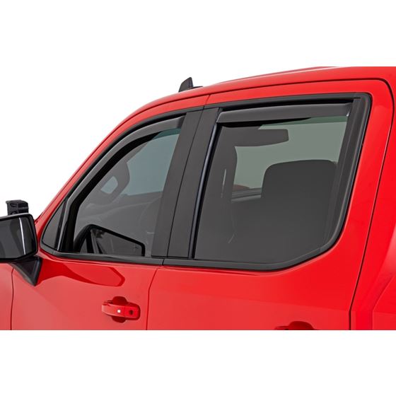 Side Window Deflectors In Channel Rain Guard Chevy/GMC 1500/2500HD/3500HD (19-24) (811924) 1