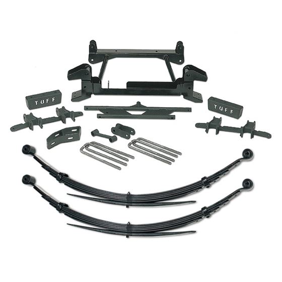 4 Inch Lift Kit 8897 ChevyGMC Truck K25003500 4x4 8 Lug with Rear Leaf Springs Fits Models with Cast