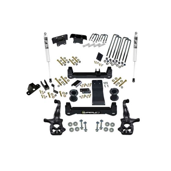 K299F 4" Lift Kit w/ FOX Shocks - 19(NewBody)-21 Silv/Sierra 1500 4WD - Trailboss/AT4