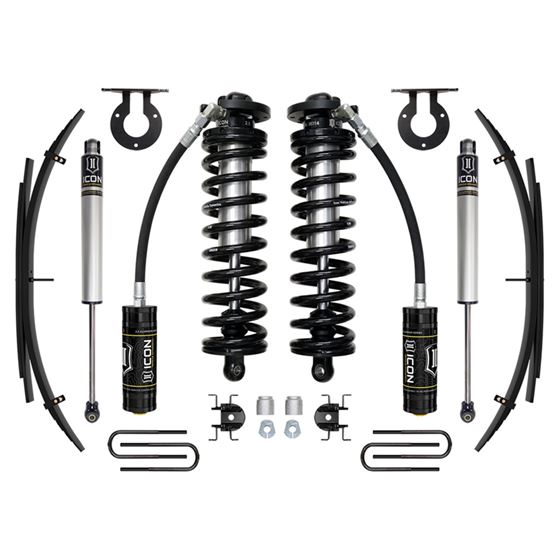 17-23 Ford F250/F350 2.5-3" Lift Stage 1 Coilover System w/ Leaf Springs (K63141L) 1