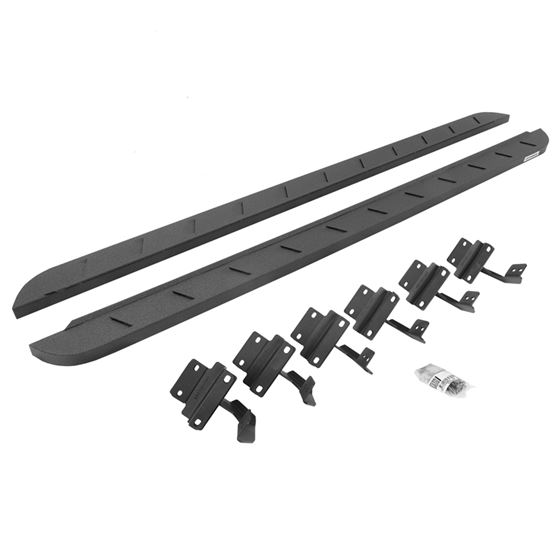 63415587ST RB10 Slim Line Running Boards with Mounting Brackets Kit