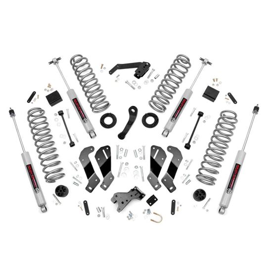 3.5 Inch Jeep Suspension Lift Kit Control Arm Drop 07-18 Wrangler JK Rough Country 1