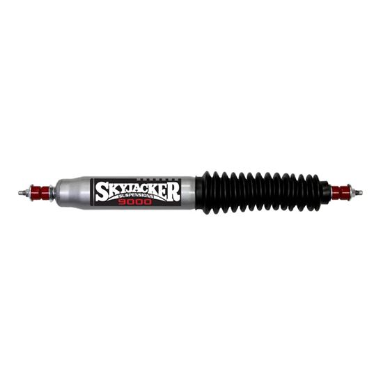 Steering Stabilizer Extended Length 2165 Inch Collapsed Length 1277 Inch Silver wBlack Boot Replacem