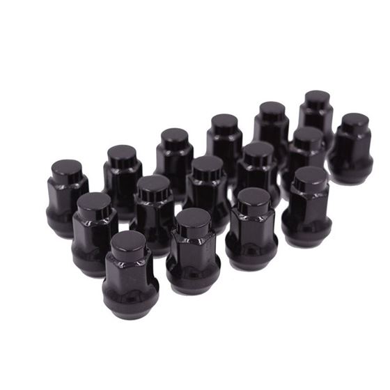 16 Pack 10 X 1.25 (14mm Hex Conical) Black