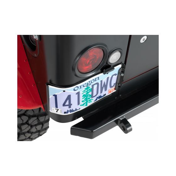 Jeep TJ / LJ Side Mount License Plate Mount w/ Light 1