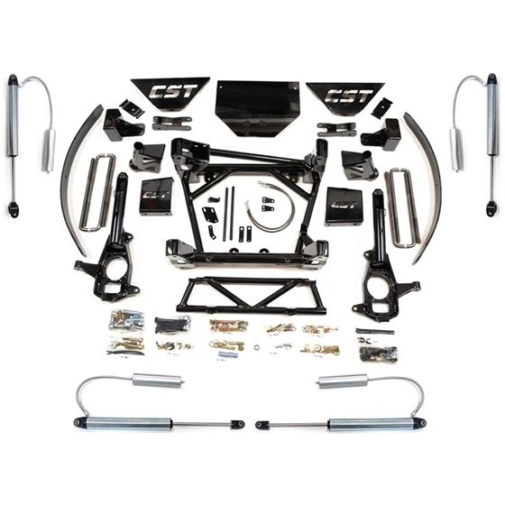 11 16 2500HD 2WD 4WD 8 10in Lift Kit Stage 6 Incl Four 20 Reservoir Shocks 1