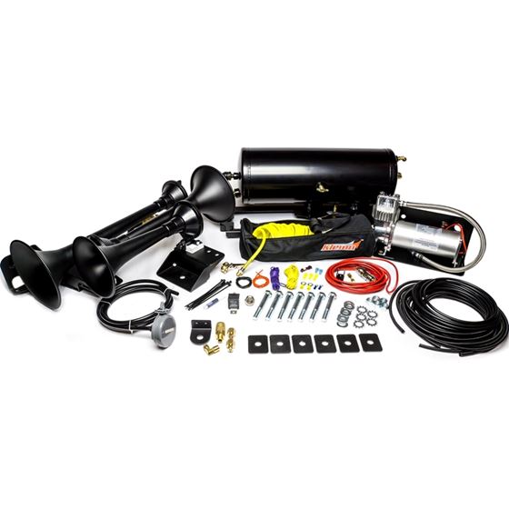 Complete BoltOn Ram 25003500 Train Horn System With 730 Triple Train Horn And 150 Psi Air System 1