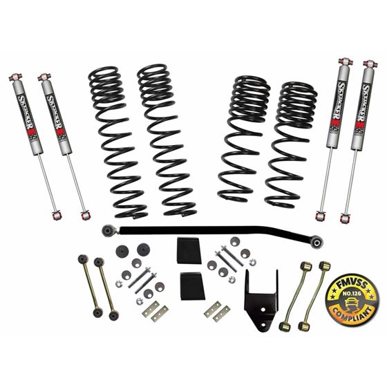 Suspension Lift Kit wShock 354 Inch Lift 1819 Jeep Wrangler WFt And R Dual RateLong Travel Series Co