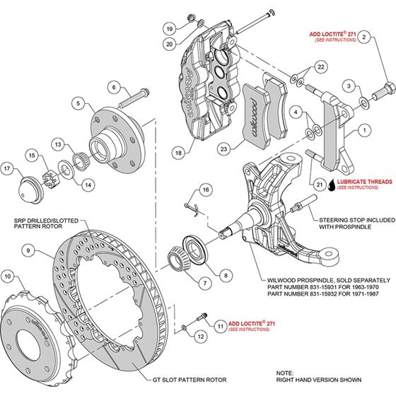 AERO6 Big Brake Front Brake Kit (6 x 5.50 Hub) 3