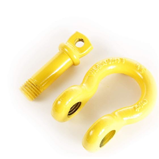 D-Rings, 3/4-Inch, Yellow, Pair