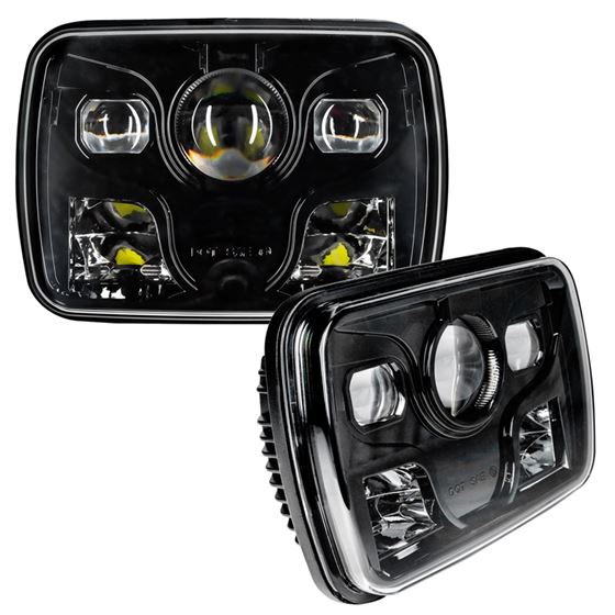 ORACLE 7in.x6in. 40W Replacement LED HeadlightBlack (Pair) 2