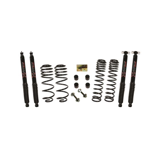 25 Inch Dual Rate Long Travel One Box Kit With Black Max Shocks TJLJ 19972006 Jeep WranglerUnlimited