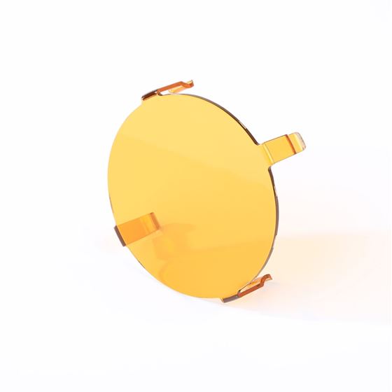 3.5 Inch LED Light Cover Round Amber