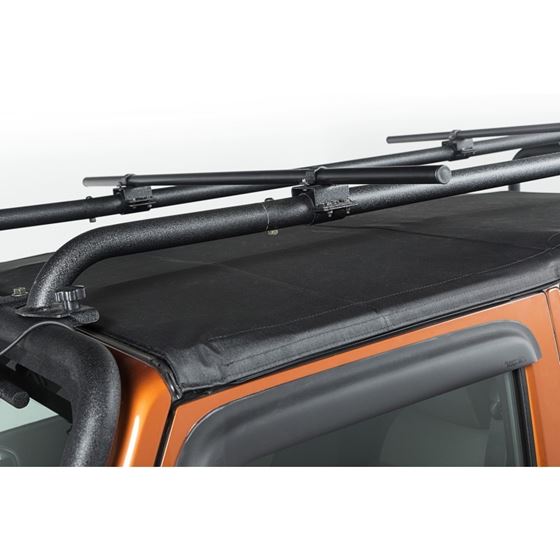 Sherpa Roof Rack Crossbars Round 56.5-Inches; 07-16 Jeep Wrangler JK