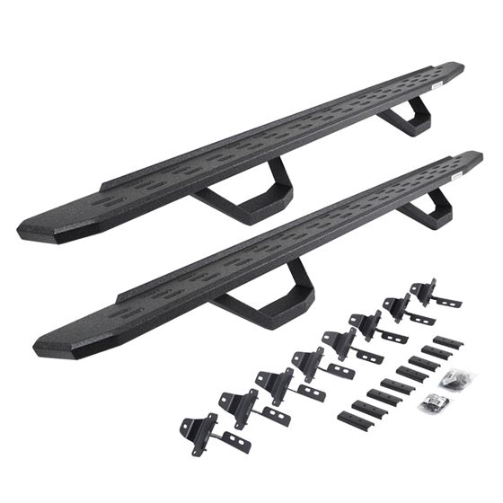RB30 Running Boards with Mounting Brackets 2 Pairs Drop Steps Kit (6965168720T) 1