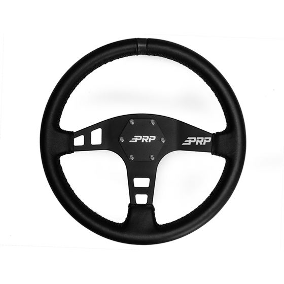 Flat Leather Steering Wheel 1