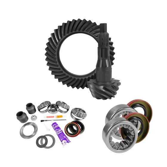 9.75" Ford 3.55 Rear Ring and Pinion Install Kit 2.99" OD Axle Bearings and Seals 1