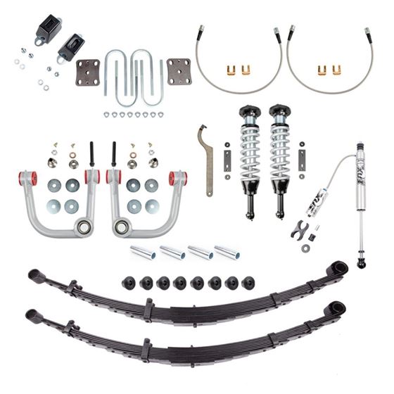 Toyota Tacoma Lola 20 Suspension Kit w Expedition Springs Fox 20 Remote Reservoir Universal Bumps 1