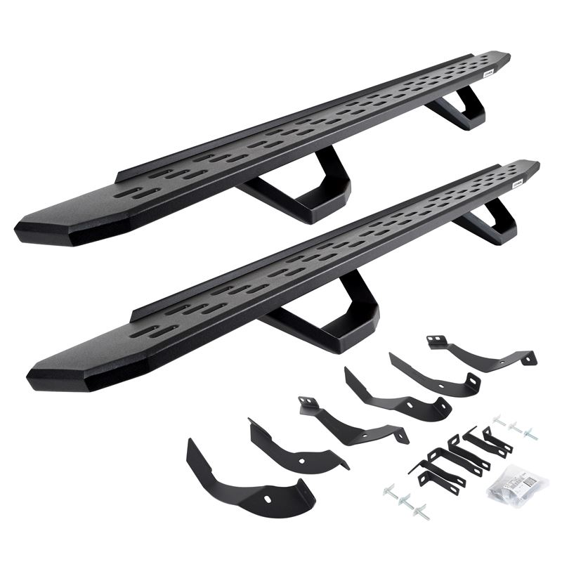 Go Rhino RB30 Running Boards with Mounting Brackets, 2 Pairs Drop Steps ...