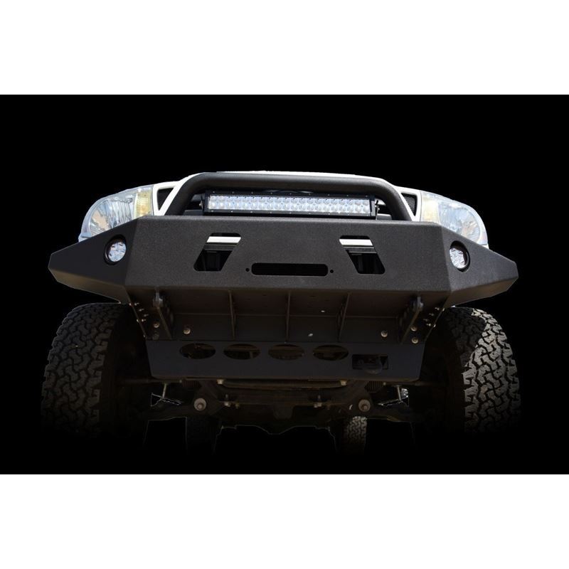 DV8 Offroad Tacoma Front Bumper Winch Ready 05-15 Toyota Tacoma Black ...